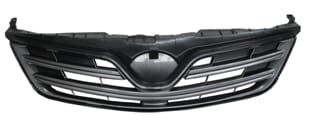 Ön Panjur Siyah (Gümüş Gri Kaplamalı) (Üst Koruma Plastikli) (Fpı) Toyota Corolla E150 10-13 Arası