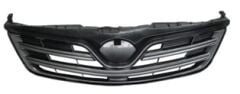 Ön Panjur Siyah (Gümüş Gri Kaplamalı) (Üst Koruma Plastikli) (Fpı) Toyota Corolla E150 10-13 Arası