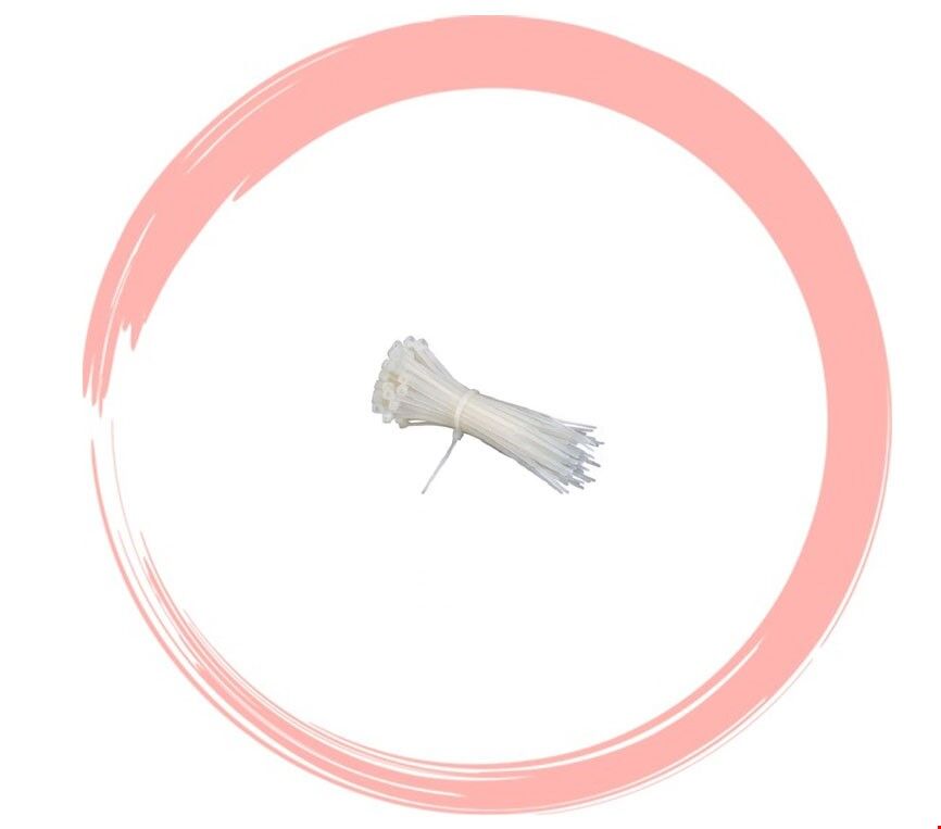 Kablo Bağı Beyaz 4,8Mm X 300Mm (100Lü Paket)